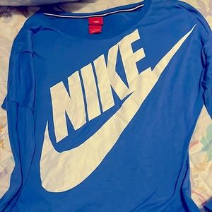 Blue Nike long sleeve